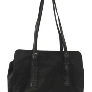Francesco Biasia Black‎ Shoulder Bag With Dual Straps & Zipper Closure